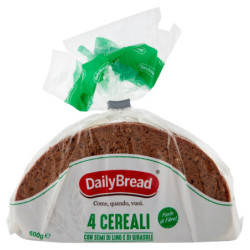 DAILYBREAD 4 CEREALES CON SEMILLAS DE LINO Y GIRASOL 500 G