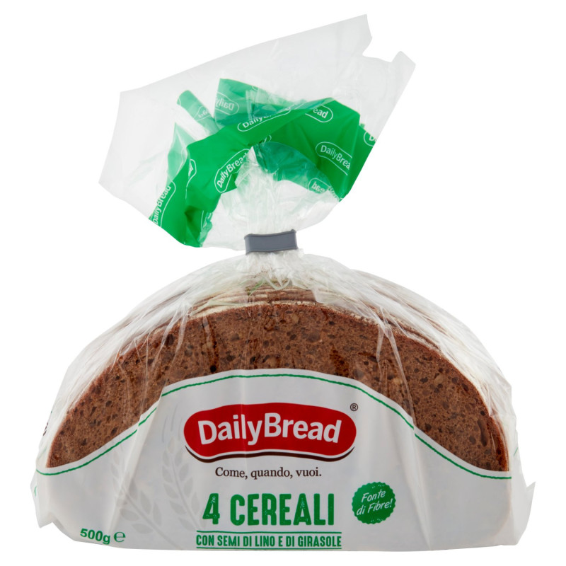 DAILYBREAD 4 CEREALS WITH LINSEED AND SUNFLOWER SEEDS 500 G