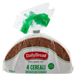 DAILYBREAD 4 CEREALS WITH LINSEED AND SUNFLOWER SEEDS 500 G