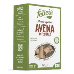 FELICIA MEZZI RIGATONI AVENA CON FARINA DI AVENA INTEGRALE BIO 340 G