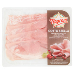 NEGRONI COTTO STELLA JAMÓN COCIDO DE ALTA CALIDAD 110 G