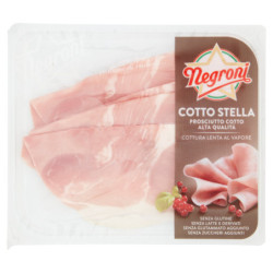 NEGRONI COTTO STELLA HIGH QUALITY COOKED HAM 110 G