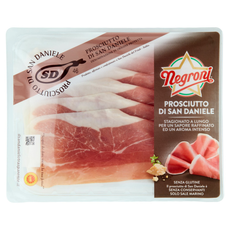 JAMÓN NEGRONI SAN DANIELE DOP 80 G