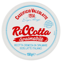 CASEIFICIO VALCOLATTE RICCOTTA SPALMABILE 150 G