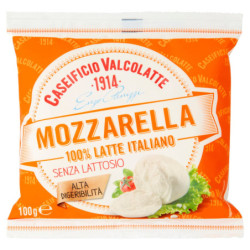 Caseificio Valcolatte Mozzarella Senza Lattosio 100 g