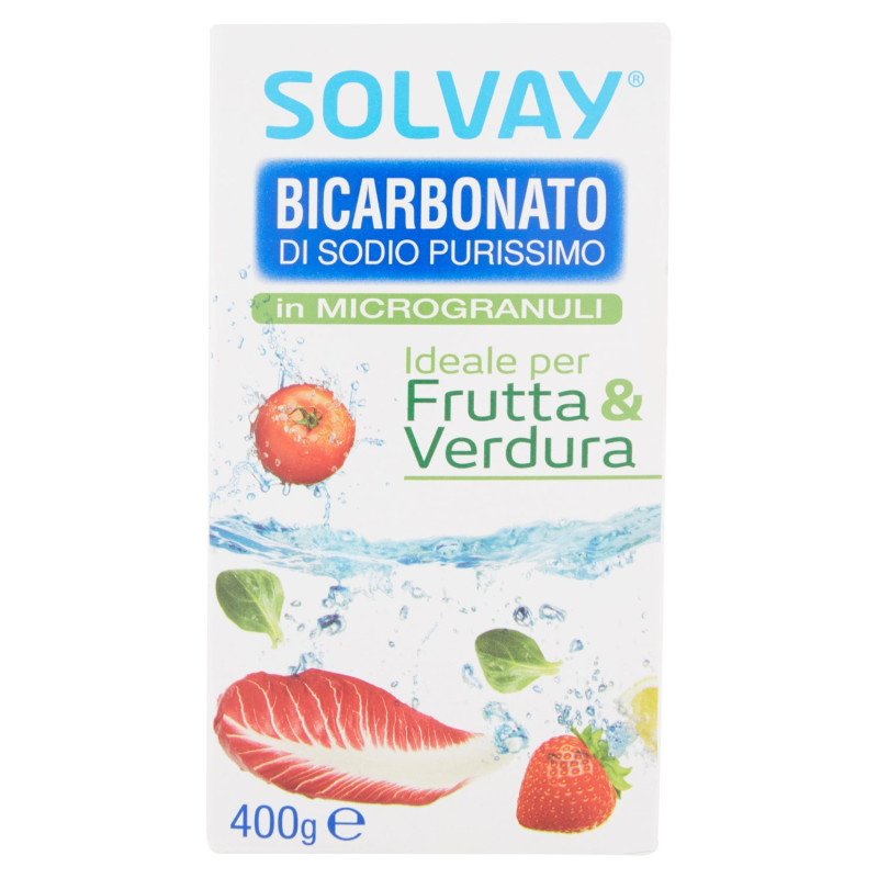 SOLVAY PURE SODIUM BICARBONATE IN MICROGRANULES 400 G