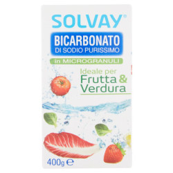 SOLVAY PURE SODIUM BICARBONATE IN MICROGRANULES 400 G