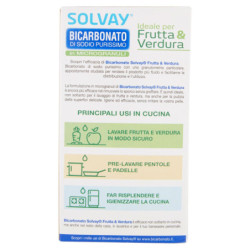 Solvay Bicarbonato di Sodio Purissimo in Microgranuli 400 g