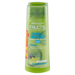 GARNIER SHAMPOO FRUCTIS CAPELLI NORMALI 2IN1, PER CAPELLI FORTI E BRILLANTI, 250 ML, CONFEZIONE DA 2