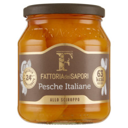 FATTORIA DEI SAPORI PÊCHES ITALIENNES AU SIROP 615 G