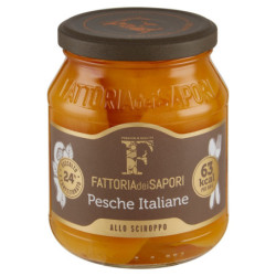 FATTORIA DEI SAPORI PÊCHES ITALIENNES AU SIROP 615 G