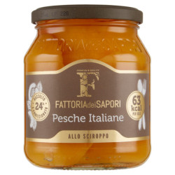 FATTORIA DEI SAPORI ITALIAN PEACHES IN SYRUP 615 G