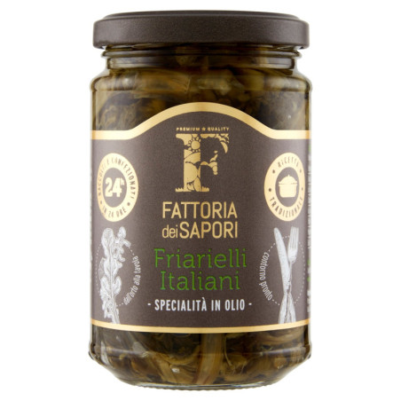 Fattoria dei Sapori Friarielli Italiani Specialità in Olio 280 g