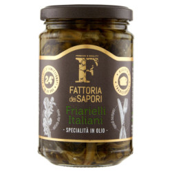 FATTORIA DEI SAPORI FRIARIELLI ITALIANI SPECIALITÀ IN OLIO 280 G