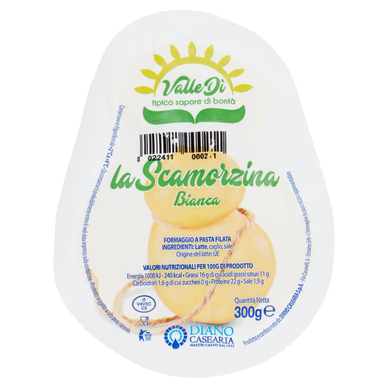 Valle Di la Scamorzina Bianca 300 g