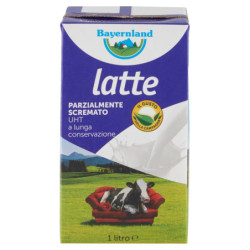 BAYERNLAND LECHE LARGA UHT PARCIALMENTE DESNATADA 1 LITRO