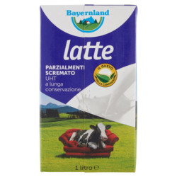 BAYERNLAND LECHE LARGA UHT PARCIALMENTE DESNATADA 1 LITRO