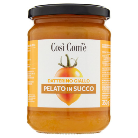 COSÌ COM'È DATTERINO GIALLO PELATO IN SUCCO 350 G