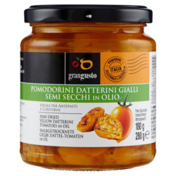 grangusto Pomodorini Datterini Gialli Semi Secchi in Olio 280 g