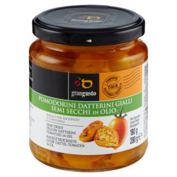 grangusto Pomodorini Datterini Gialli Semi Secchi in Olio 280 g