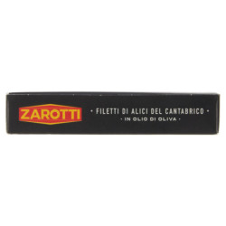 ZAROTTI GOLD QUALITY CANTABRIAN ANCHOVY FILLETS IN OLIVE OIL 70 G