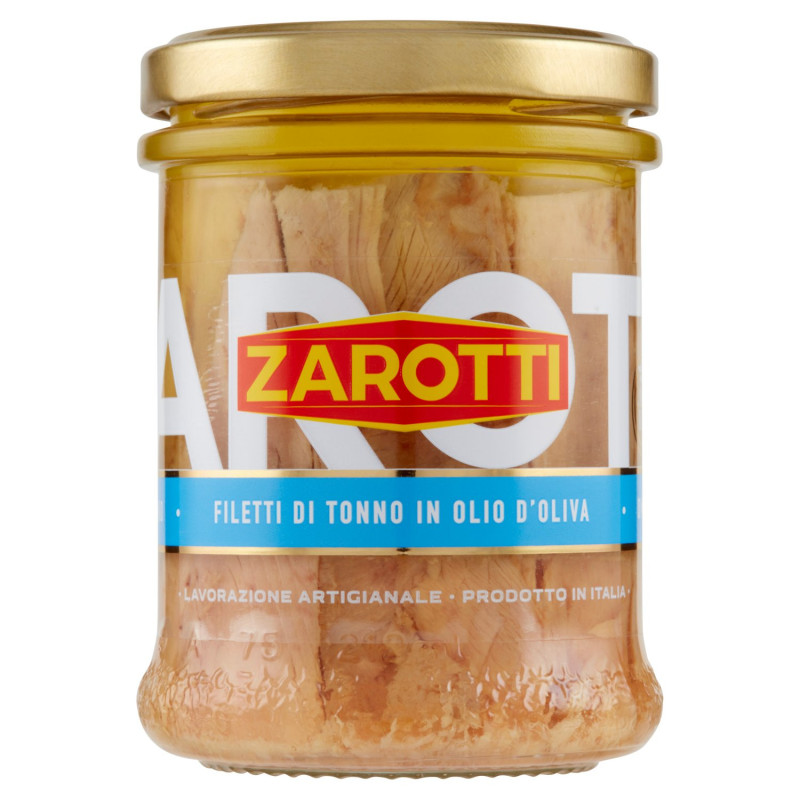 ZAROTTI TUNA FILLETS IN OLIVE OIL 200 G