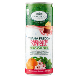 L'Angelica Health Drink Tisana Fredda Drenante Anticell Zero Calorie 240 ml