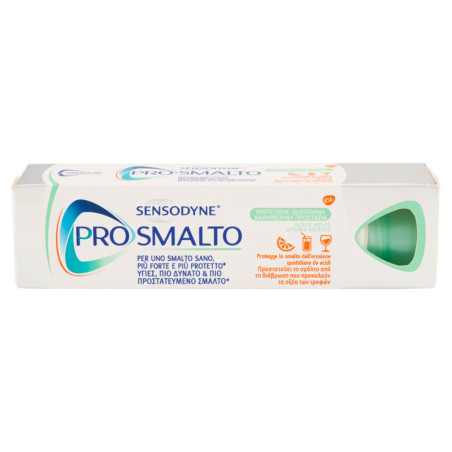 Sensodyne dentifricio prosmalto formula specifica per rinforzare smalto nelle zone indebolite 75 ml