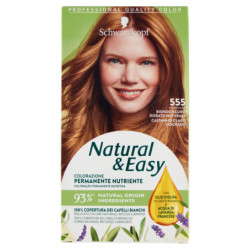 SCHWARZKOPF NATURAL&EASY 555 BIONDO SCURO DORATO NATURALE