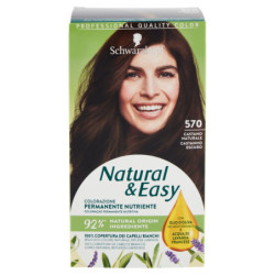 SCHWARZKOPF NATURAL&EASY 570 CASTANO NATURALE