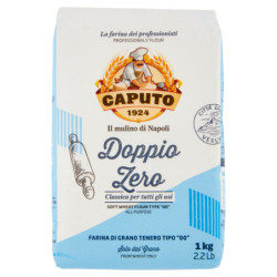 Caputo Doppio Zero Farina di Grano Tenero Tipo "00" 1 Kg