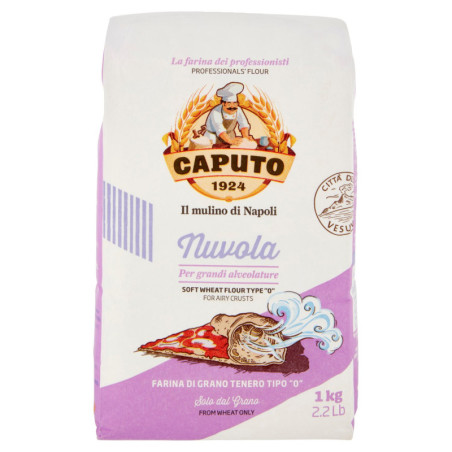 CAPUTO NUVOLA HARINA DE TRIGO SUAVE TIPO "0" 1 KG