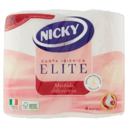 NICKY ELITE CARTA IGIENICA 4 PZ