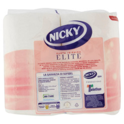 PAPEL HIGIÉNICO NICKY ELITE 4 UDS