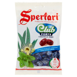 Sperlari Club Forte Caramelle Dure Balsamiche al Mentolo ed Eucalipto 200 g