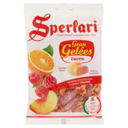 SPERLARI GRAN GELÉES DUETTO ORANGE PEACH - ORANGE RASPBERRY 175 G