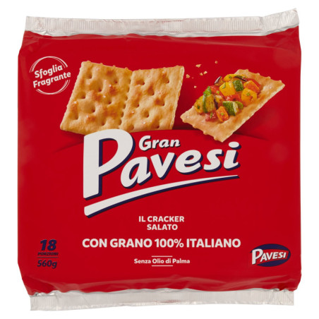 GRAN PAVESI DER GESALZTE CRACKER 560G