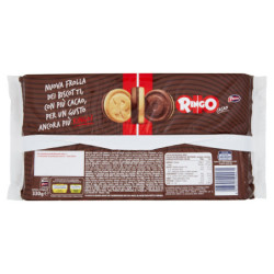 RINGO GALLETAS DE CACAO RELLENAS DE CREMA DE CACAO SNACK SNACK 6 PORCIONES 330G