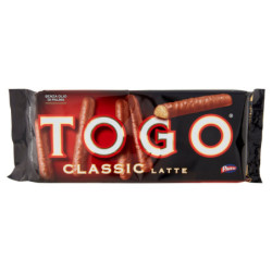 PAVESI TOGO GALLETAS CLÁSICAS DE SNACK CON LECHE CUBIERTAS DE CHOCOLATE CON LECHE 120G