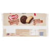 RINGO HAZELNUT, BISCUITS STUFFED WITH HAZELNUT CREAM AND CHOCOLATE, SNACK SNACK 6 PORTIONS 330G