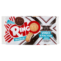 RINGO GALLETAS DE VAINILLA RELLENAS DE CREMA DE VAINILLA SNACK SNACK 6 PORCIONES 330G