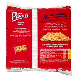 GRAN PAVESI THE SALTY CRACKER WITH 100% ITALIAN WHEAT 560G