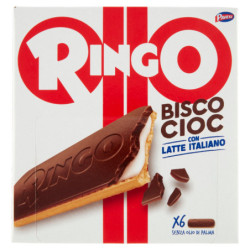 RINGO SNACK BISCO CHOCOLATE WITH ITALIAN MILK 162G