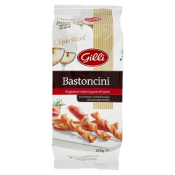 GILLI L'APERITIVO BASTONCINI SFOGLIATINE AL GUSTO DI SPECK 125 G