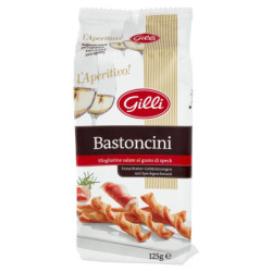 GILLI L'APERITIVO BASTONCINI SFOGLIATINE AL GUSTO DI SPECK 125 G