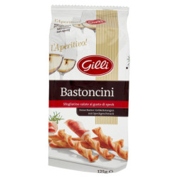 GILLI L'APERITIVO BASTONCINI SFOGLIATINE AL GUSTO DI SPECK 125 G