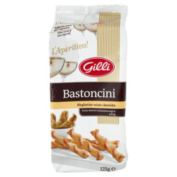 GILLI L'APERITIVO BASTONCINI SFOGLIATINE SALATE CLASSICHE 125 G