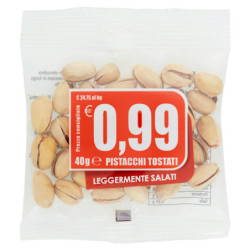 Pistacchi Tostati Leggermente Salati 40 g