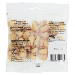 LIGHTLY SALTED TOASTED PISTACHIOS 40 G