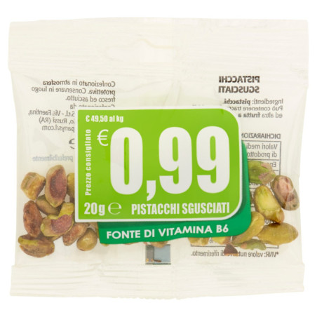 PISTACCHI SGUSCIATI 20 G